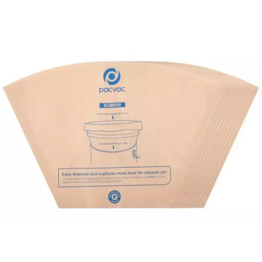 PacVac Disposable paper dust bag 5L (10pk)