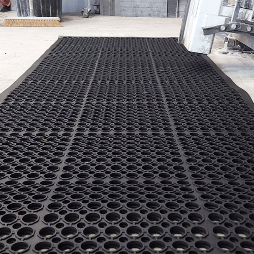 Work Mat Ramp Workzone Rubber Ramp Mat Rolls – Durable Anti-Fatigue Safety Mats – Rawlins